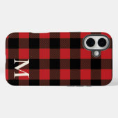 Coques Case-Mate iPhone Chèque de dépôt de Buffalo Rouge (Verso (horizontal))