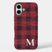 Coques Case-Mate iPhone Chèque Plaid Buffalo Rouge (Verso)
