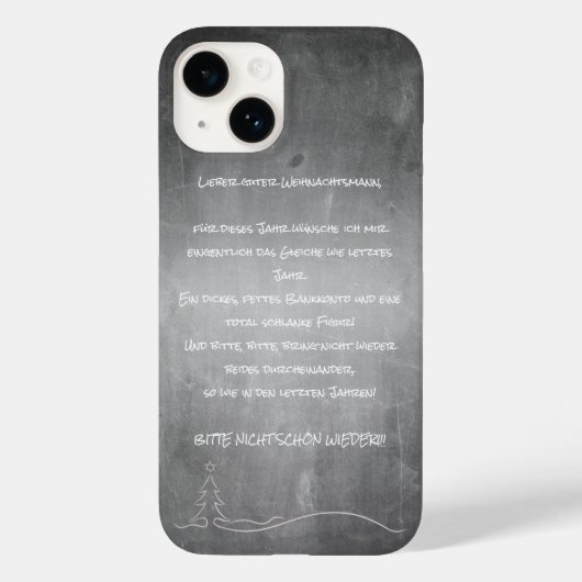 Coques Case-Mate iPhone Cher bon Père Noël (Verso)