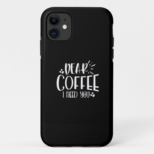 Coques Case-Mate iPhone cher café, j'ai besoin de vous (Dos)