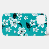 COQUES Case-Mate iPhone CHERRY BLOSSOM - SAKURA (TURQUOISE) (Verso (horizontal))