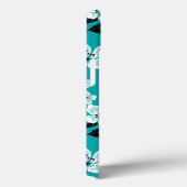 COQUES Case-Mate iPhone CHERRY BLOSSOM - SAKURA (TURQUOISE) (Verso / Droite)