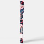 Coques Case-Mate iPhone Cherry Blossoms Japanese Sakura Monogrammed (Verso / Droite)