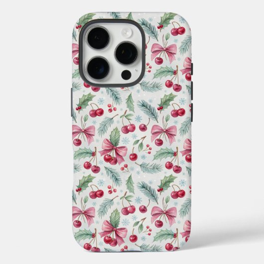 Coques Case-Mate iPhone Cherry Christmas (Verso)