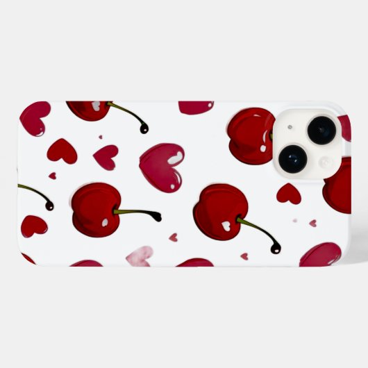 Coques Case-Mate iPhone Cherry love (Verso (horizontal))