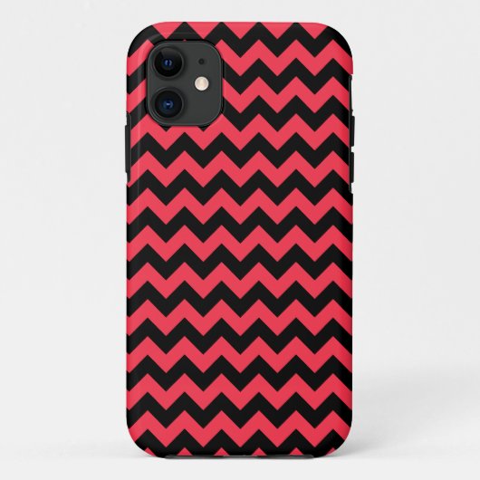 Coques Case-Mate iPhone Cherry Red Chevron Zigzag (Dos)