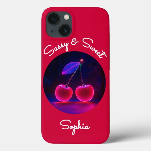 Coques Case-Mate iPhone Cherrylicious Sassy - Sweet & Bold (Verso)
