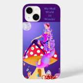 Coques Case-Mate iPhone Cheshire Chat sur Champignons (Verso)