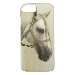 Coques Pour iPhone Cheval andalou grise