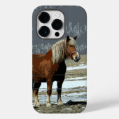 Coques Case-Mate iPhone Cheval Belge En Paddock Cellulaire (Verso)
