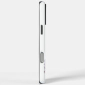 Coques Case-Mate iPhone Cheval blanc de Lavande romantique (Verso / Droite)