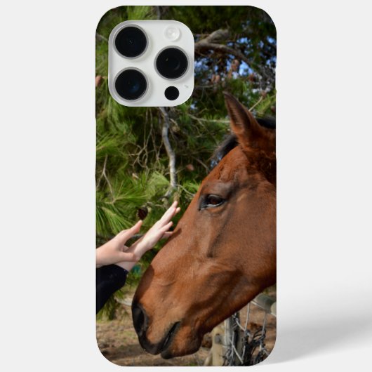 Coques Case-Mate iPhone Cheval Brown Appelé Bennie Aimant Une Pat, (Verso)