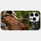 Coques Case-Mate iPhone Cheval Brown Appelé Bennie Aimant Une Pat, (Verso (horizontal))
