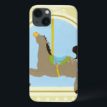 Coques Pour iPhone Cheval Carrousel par Juin Erica Vess<br><div class="desc">Gallop on the merry-go-round with this carousel horse print by June Erica Vess! Le cheval a été jeté dans le plaisir,  prêt à porter un autre enfant pour un tour. Commandez votre exemplaire aujourd'hui !</div>