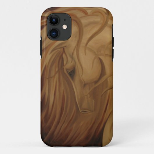 Coques Case-Mate iPhone Cheval classique ébouriffé par le vent (Dos)
