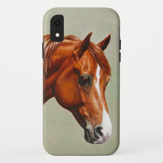 Coques Case-Mate iPhone Cheval de châtaignes Morgan (Dos)