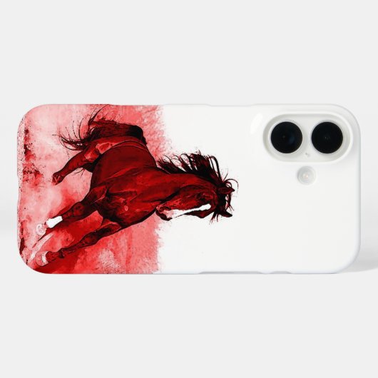 Coques Case-Mate iPhone Cheval de course (Verso (horizontal))