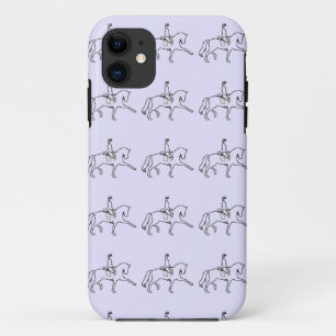Etui iPhone Case-Mate Cheval de dressage et schéma de cavalier