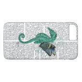 Coques Case-Mate iPhone Cheval de mer ailé (Dos (Horizontal))