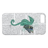 Coques Case-Mate iPhone Cheval de mer ailé (Dos (Horizontal))