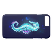 Coques Case-Mate iPhone Cheval de mer de glace cristal sur Arrière - plan  (Dos (Horizontal))