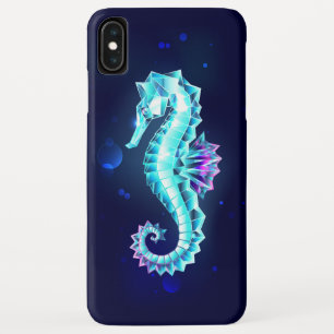 Case-Mate iPhone Case Cheval de mer de glace cristal sur Arrière - plan