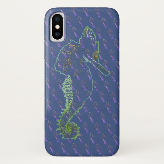 Coques Case-Mate iPhone Cheval de mer, Seahorses iPhone X, à peine là (Dos)