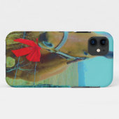 Coques Case-Mate iPhone Cheval de Noël rétro (Dos (Horizontal))