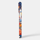 Coques Case-Mate iPhone Cheval d'étalon noir en fleurs couverture arrière  (Verso / Gauche)
