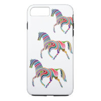 Cheval d'Imaginaire de fille coloré