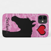 Coques Case-Mate iPhone Cheval du Coeur (camo rose) (Dos (Horizontal))