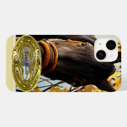 Coques Case-Mate iPhone Cheval du quart (Verso (horizontal))