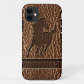 Coques Case-Mate iPhone Cheval en cuir (Dos)