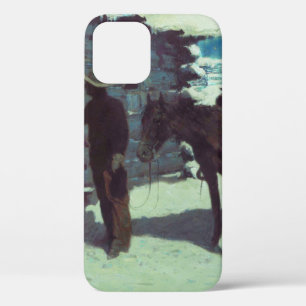 Case-Mate iPhone Case Cheval et Cowboy neige hivernale