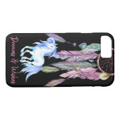 Coques Case-Mate iPhone Cheval et Dreamcatcher ~ Rêves et Voeux BOHO (Dos (Horizontal))