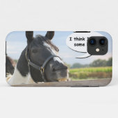 Coques Case-Mate iPhone Cheval et Floss (Dos (Horizontal))