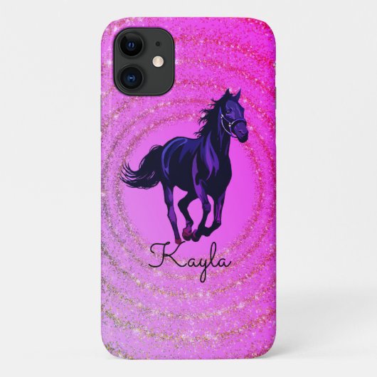 Coques Case-Mate iPhone Cheval fille (Dos)