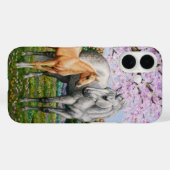 Coques Case-Mate iPhone Cheval Gris Dappel Mare Palomino Foie (Verso (horizontal))
