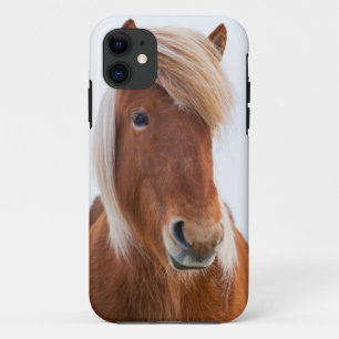 Etui iPhone Case-Mate Cheval islandais en hiver