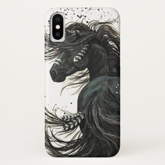Coques Case-Mate iPhone Cheval majestueux d'esprit par Bihrle (Dos)