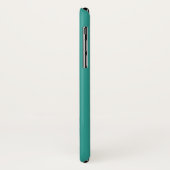 Coques Case-Mate iPhone Cheval Marin Turquoise (Dos/Gauche)