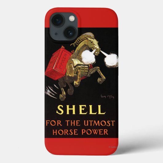 Coques Case-Mate iPhone Cheval mécanique avec Shell Oil (Verso)