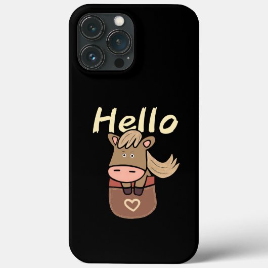 Coques Case-Mate iPhone Cheval mignon en poche (Verso)