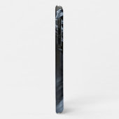 Coques Case-Mate iPhone Cheval noir métallisé (Dos/Gauche)