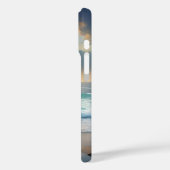 Coques Case-Mate iPhone Cheval Palomino sur la plage, (Verso / Gauche)