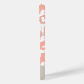 Coques Case-Mate iPhone Cheval Pêche Motif cavalier Nom personnalisé (Verso / Gauche)