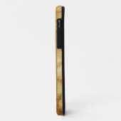 Coques Case-Mate iPhone CHEVAL ROUGE Monogramme de parchemin (Dos/Gauche)
