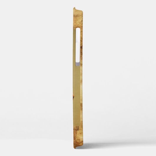 Coques Case-Mate iPhone CHEVAL ROUGE Monogramme de parchemin (Verso / Gauche)