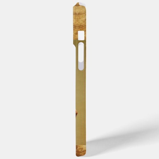 Coques Case-Mate iPhone CHEVAL ROUGE Monogramme de parchemin (Verso / Gauche)