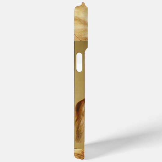 Coques Case-Mate iPhone CHEVAL ROUGE Monogramme de parchemin (Verso / Droite)